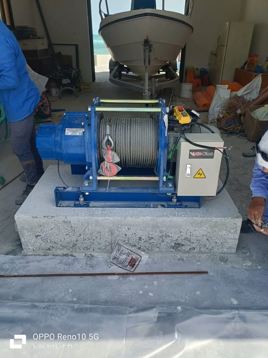 Industrial pump equipment on site